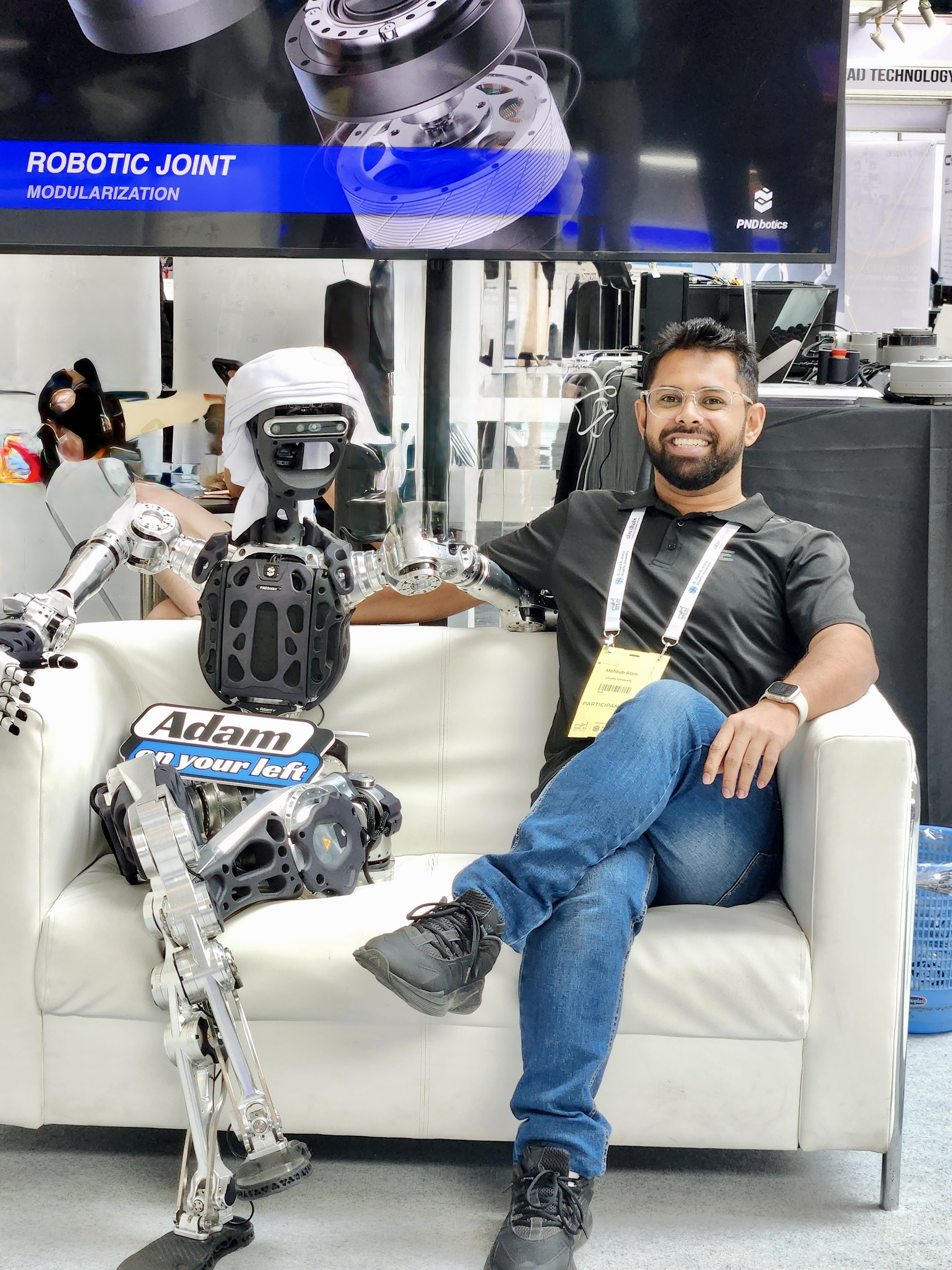 Dr. Mehbub Alam at IROS 2024