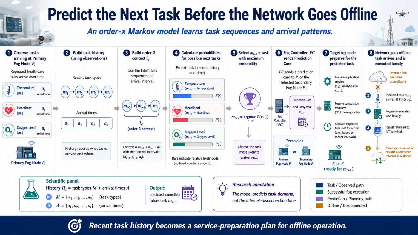 Slide 4 of 5 from the visual summary of “ioFog: Prediction-based Fog Computing Architecture for Offline IoT”